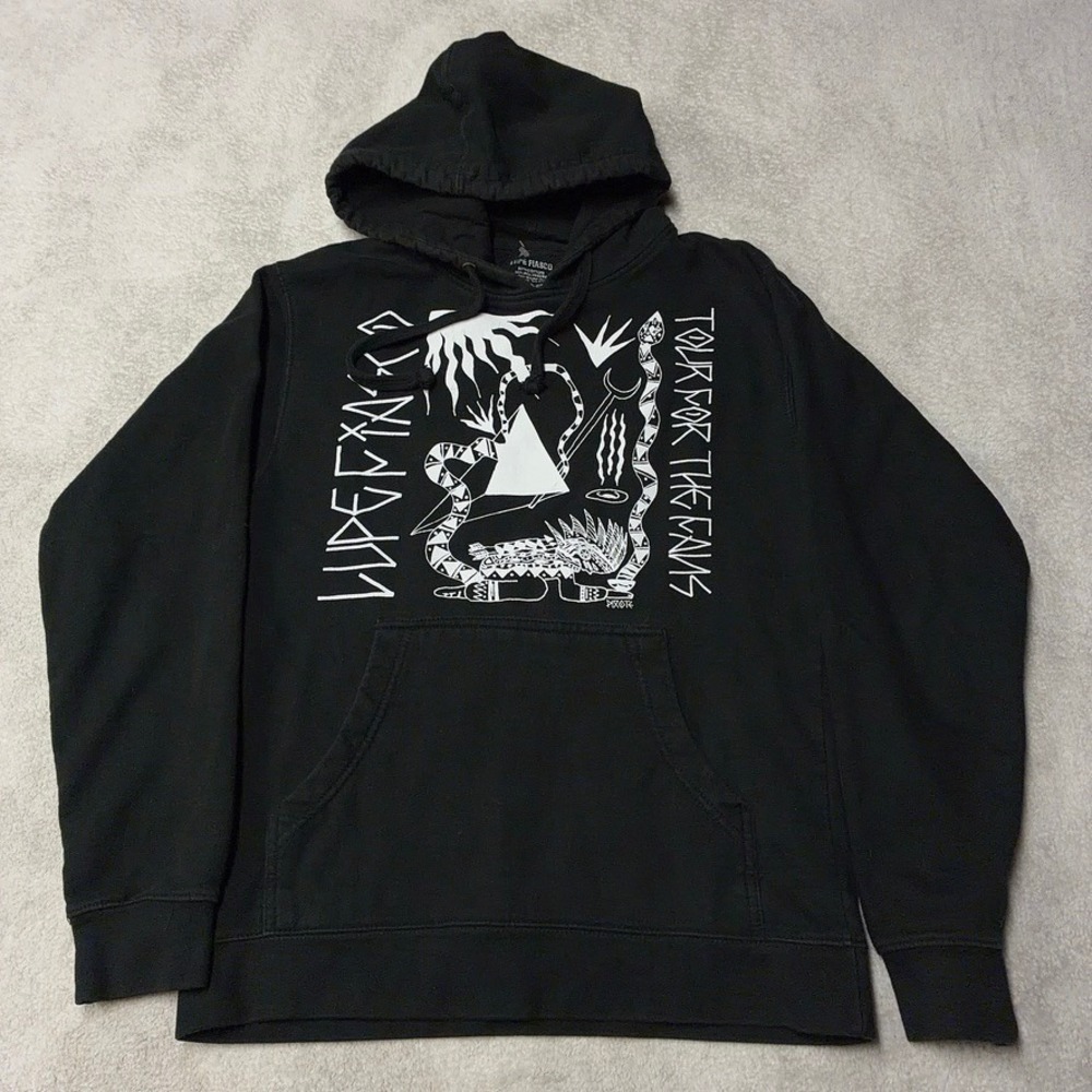 Lupe Fiasco 2016 Tour For The Fans Hoodie Black Concert Tour Dates Men's S